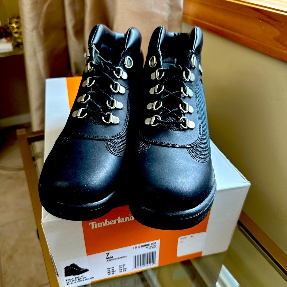 Brand New Timberland, Genuine Leather Youth Size 7